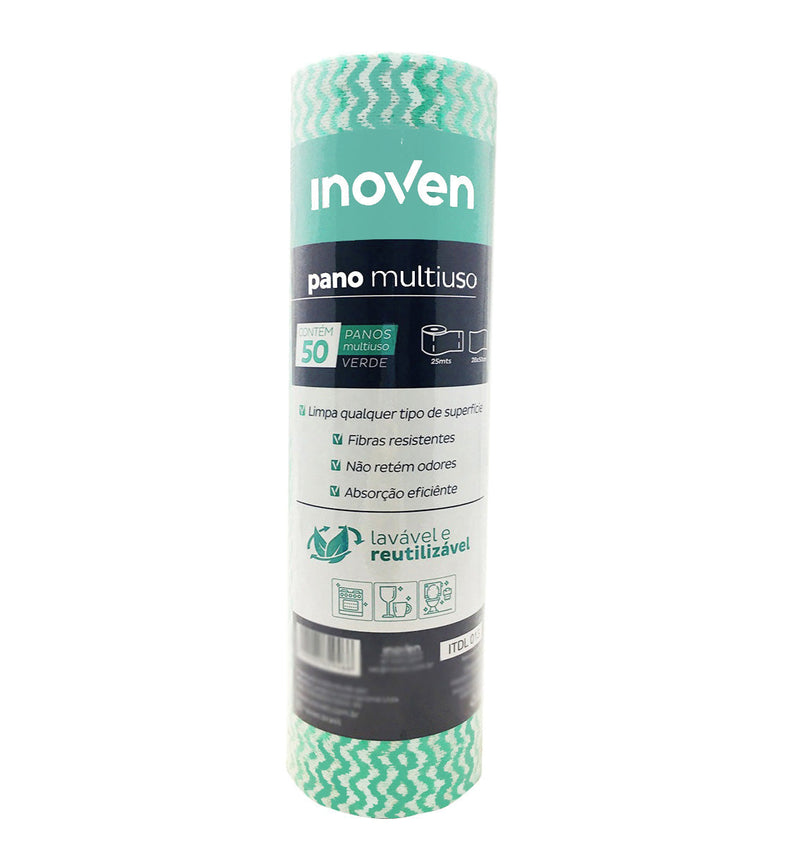 Pano Multiuso Perfex Inoven 28x50cm – Alta Absorção, Reutilizável e Versátil