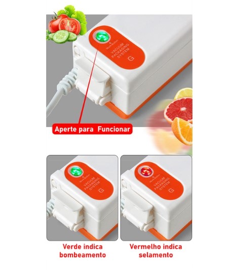 Seladora a Vácuo Freshpack Pro - Conservação e Selagem Automática de Alimentos