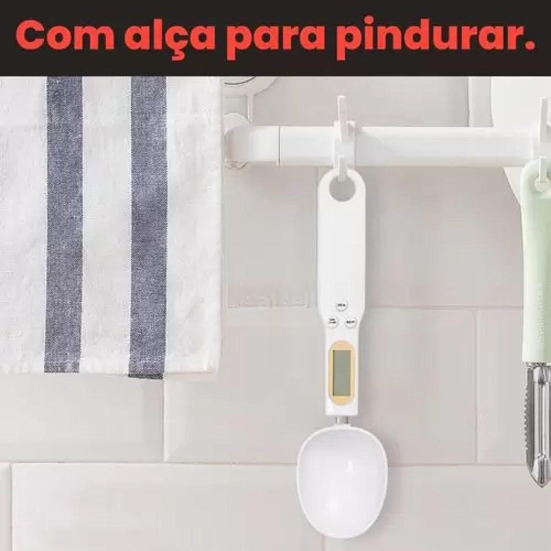 Colher Balança Digital de Precisão 500g – Medição Exata para suas Receitas!